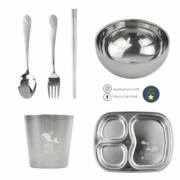 Dongyang Chén inox có nắp thỏ miffy