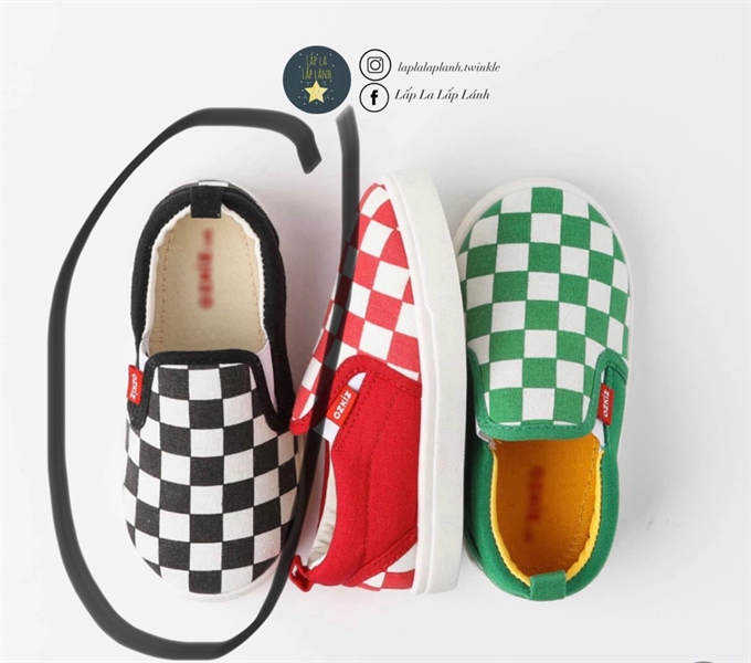 Ozkiz Slip on Caro Đen size 140