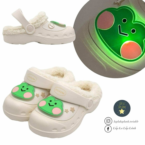 Shoelamode Sục lông Ếch xanh size 200