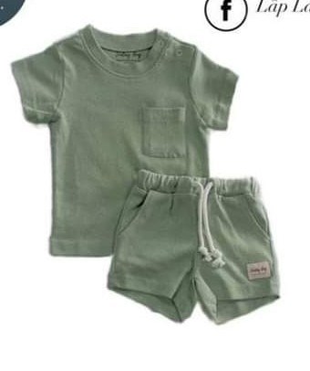 SundayHug Đồ bộ Xanh ngọc size 6m