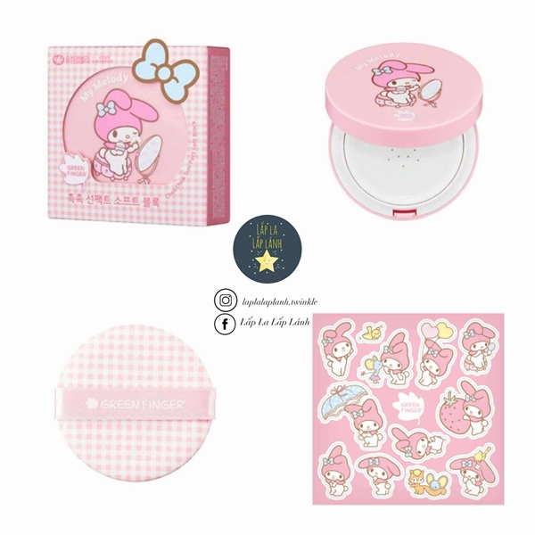 Greenfinger Cushion chống nắng My Melody Hồng