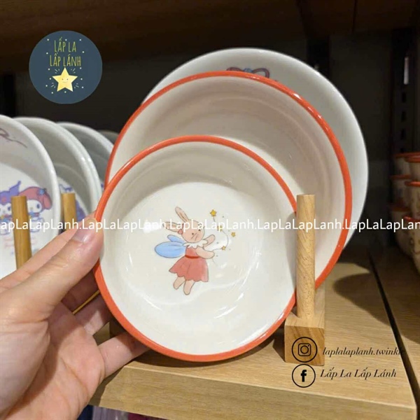 ModernHouse Đĩa sứ size TO 14.5cm Thỏ cam