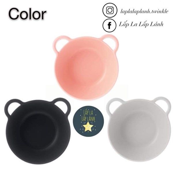 Nineware Chén gấu Đen size to