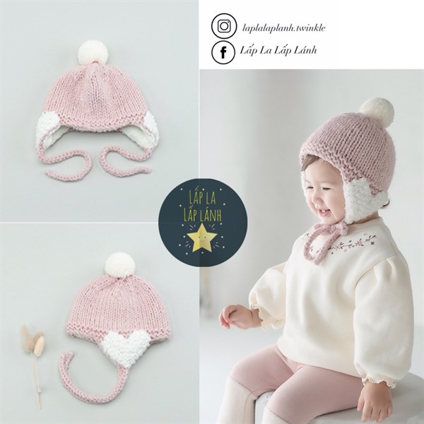 Happy Prince Nón len dây buộc Tim Hồng