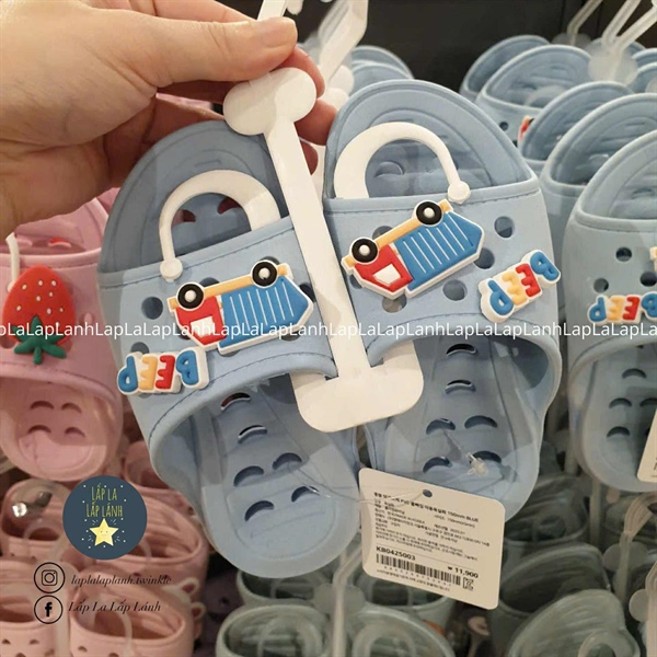 Modernhouse Dép nhà tắm Ô tô xanh size 150