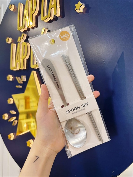 Modernhouse Set muỗng đũa inox khắc chữ