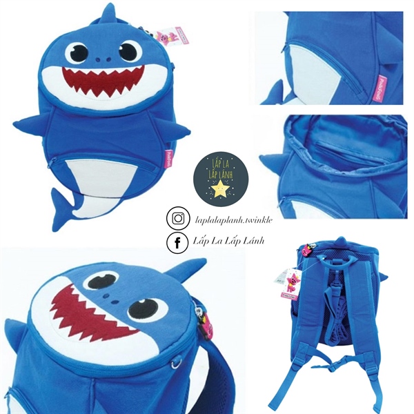 Pinkfong Balo babyshark Xanh WP-B02