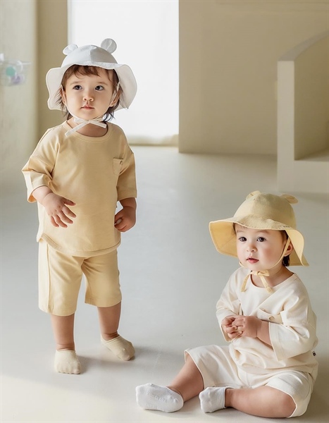 Happyprince Đồ bộ lửng Cream size 12-24m