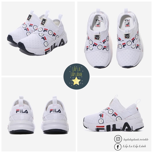 Fila Giày Gấu Trắng Đan Chéo