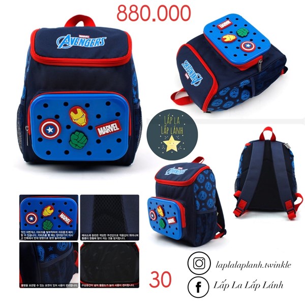 Winghouse Balo Huy hiệu avengers