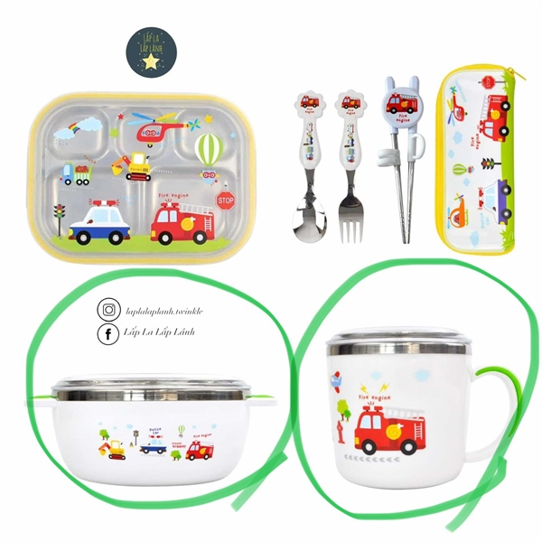 Dongyang Chén inox ô tô kèm nắp