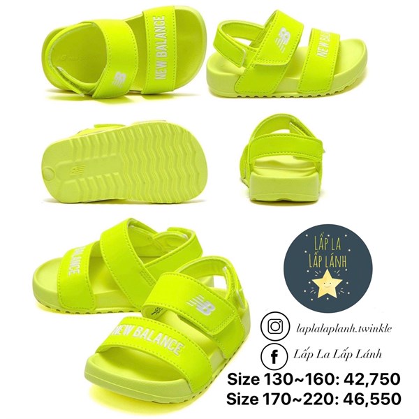 NewBalance Sandal Logo Neon Green (Kid)