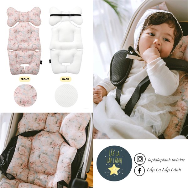 BILY Nệm lót xe đẩy Rose