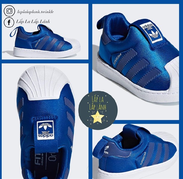 Adidas Superstar Xanh Coban