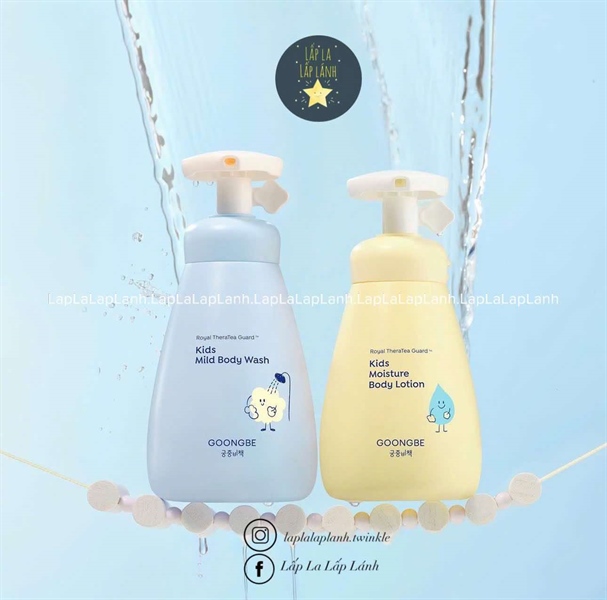 Goongbe Sữa tắm kids 300ml date 07/07/2027