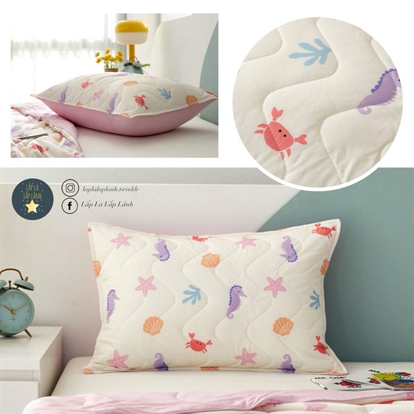 Modernhouse Vỏ gối cooling cá ngựa tím