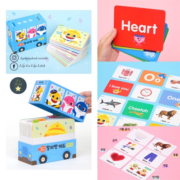 Pinkfong Bộ flashcard Alphabet