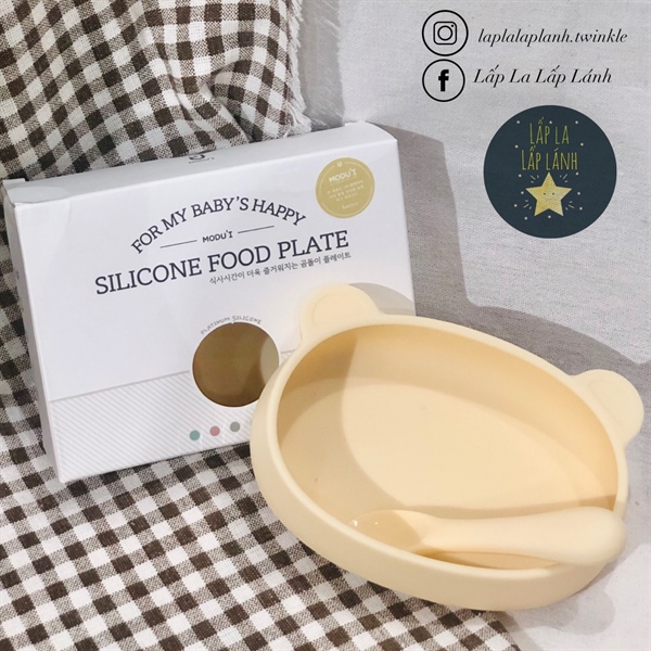 Modui Chén ăn gấu Vàng nhạt