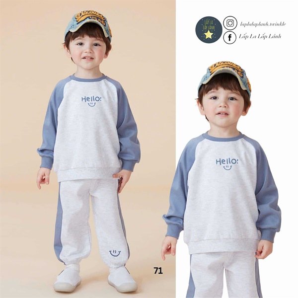 Kidscomo Đồ bộ số 71 size 3-4 y