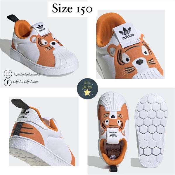 Adidas Giày hổ Q46176 size 130~220