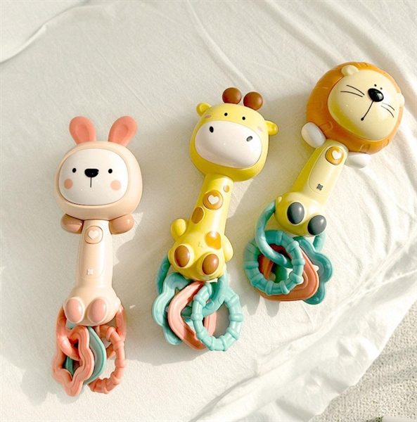 Happyplay Lục lạc cầm tay phát nhạc Hươu