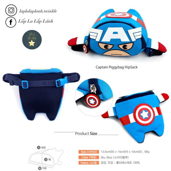 Winghouse Túi Hipsack Captain MV0309