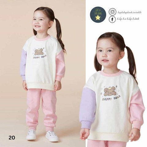 Kidscomo Đồ bộ số 20 size 5-6y size 9