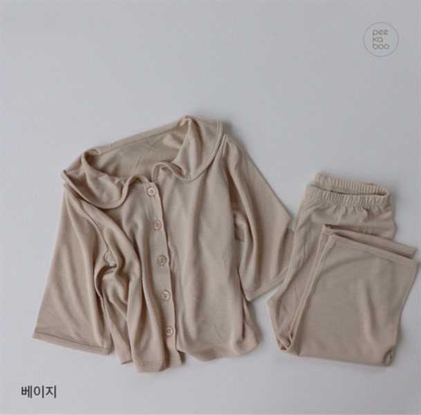 Peekaboo Pure Beige Bộ rời Toddler size XS