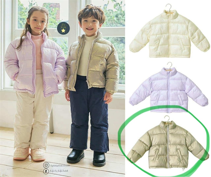 Bebezoo Áo khoác Ghi xám size 110