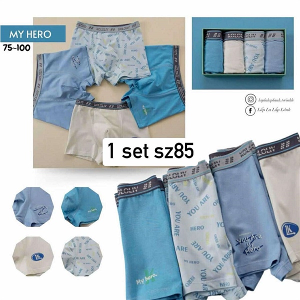 Bulledor Set chip đùi 4p My Hero size 85