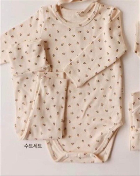 Peekaboo Bodysuit Hoa Nhí Ivory size 3m