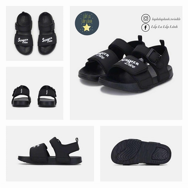 Nepakids Sandal KKD7613 Đen size 220