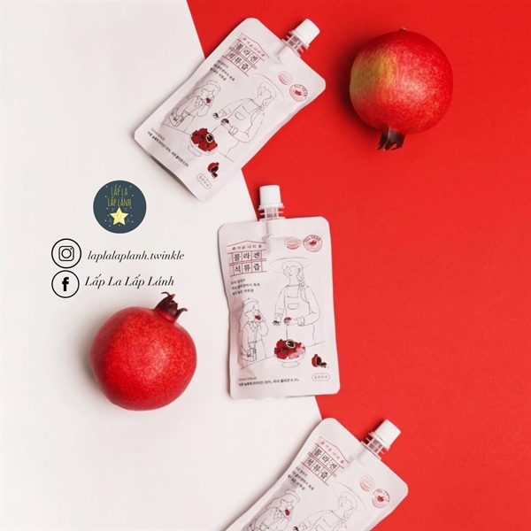 Allyear Nước ép lựu collagen thùng 25 gói