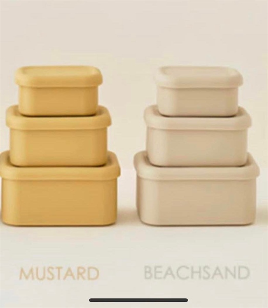 Coaacoaa Set hộp trữ thức ăn 3 dung tích Vàng