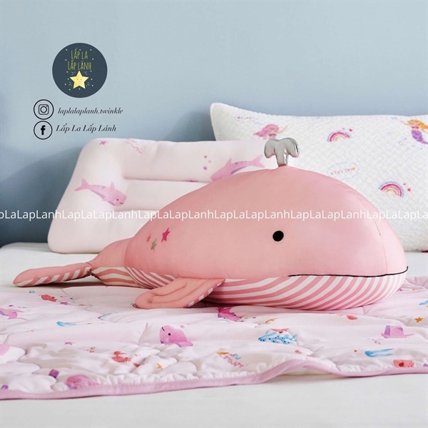 Modernhouse Thú bông cooling cá voi hồng