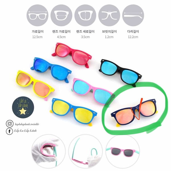 Bayb Kính mát tráng gương Gọng Navy