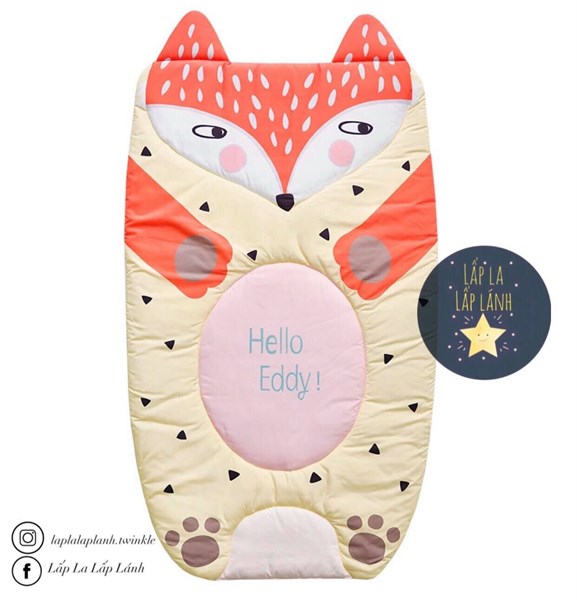 Bonitabebe Nệm chống thấm Cáo liếc 75x120cm