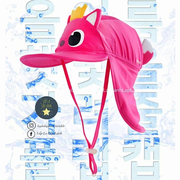 Pinkfong Nón full cap Pinkfong hồng