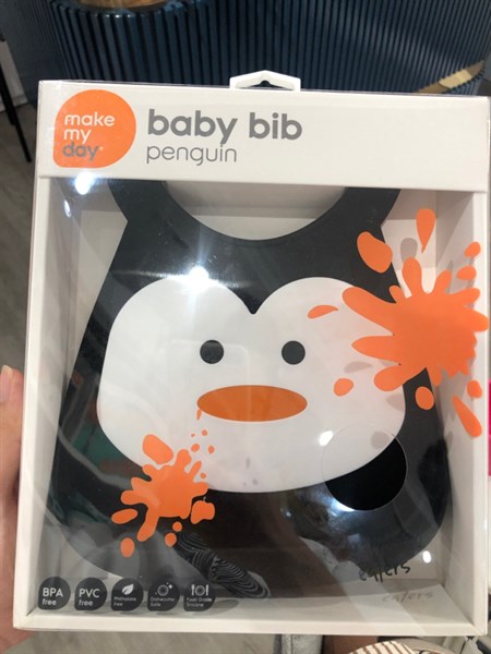 Makemyday Yếm silicone Cánh cụt