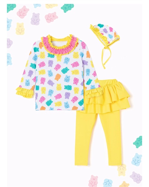 Ozkiz Đồ bơi hoa vàng size 140