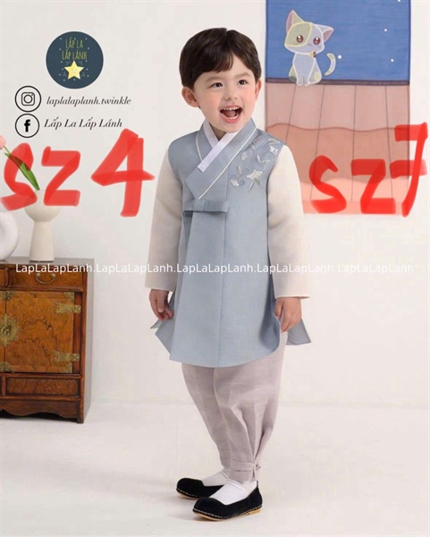 Yekahabok Hanbok bé trai 8004 size 7