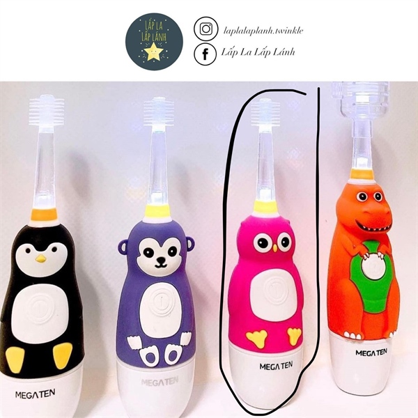 Megaten Bàn chải siêu âm Cánh cụt hồng