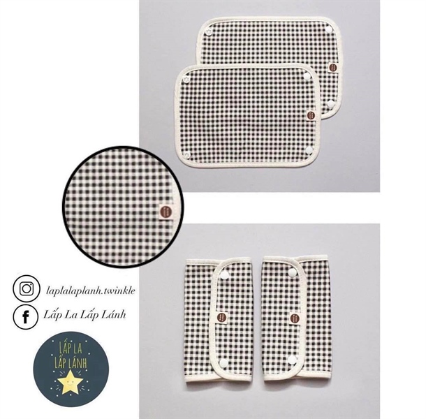 Berry Tấm bọc gặm nướu caro nâu