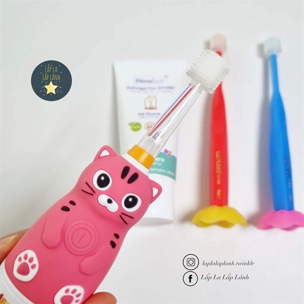 Megaten Bàn chải siêu âm Mèo Hồng Deal 3 size 12-48m