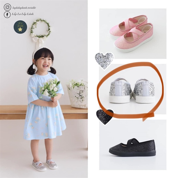 Petitshoes Giày bạc size 170