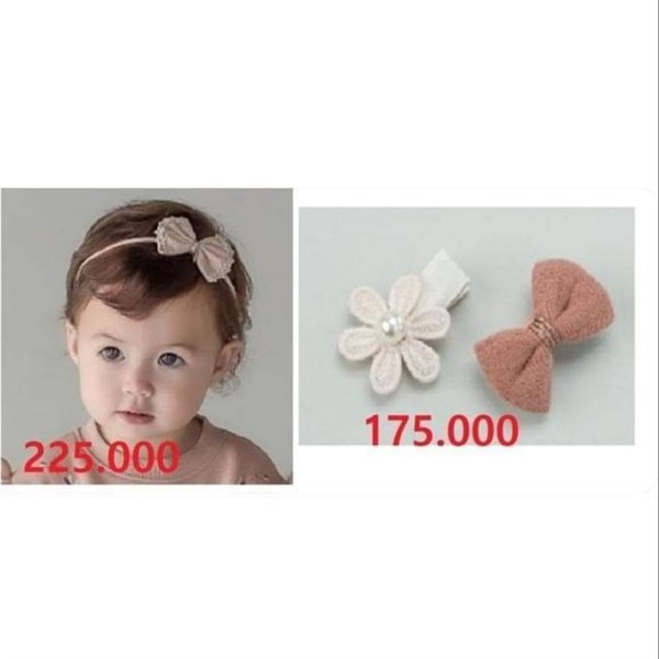 Happy Prince Hairband Nơ hồng