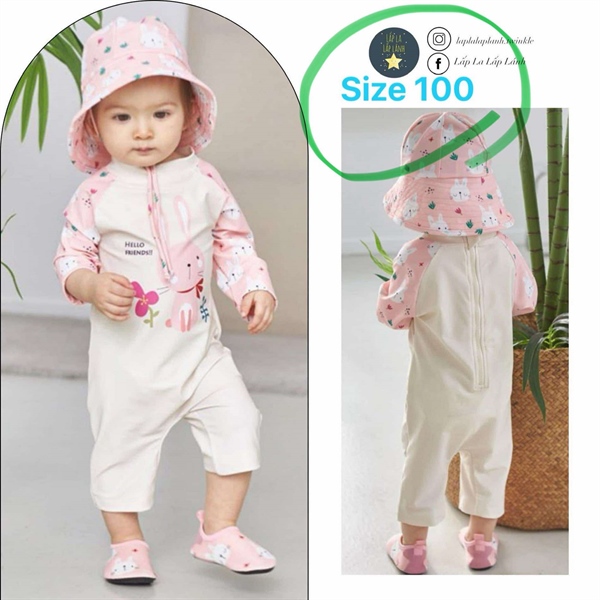Joymulti Đồ bơi thỏ hồng size 100