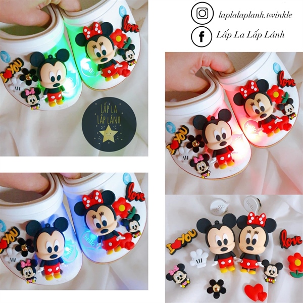 Crocs Jibbitz Mickey set 12 charms