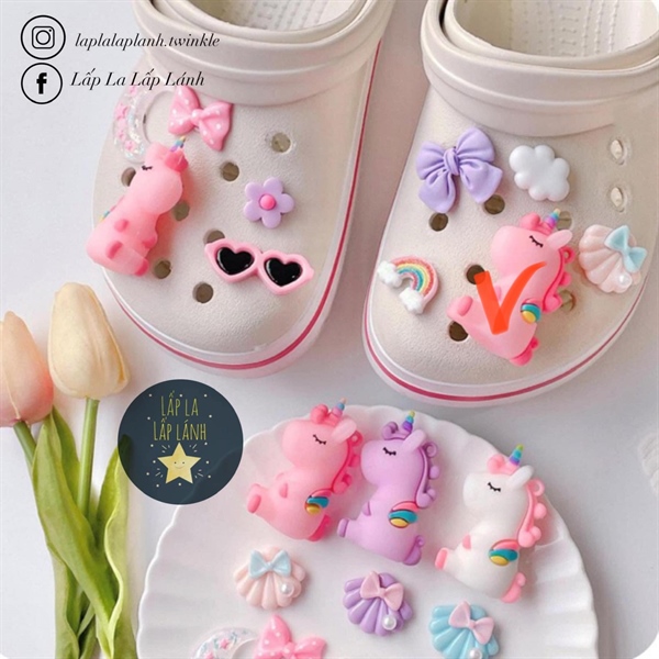 Crocs Jibbitz Unicorn set 5 charms