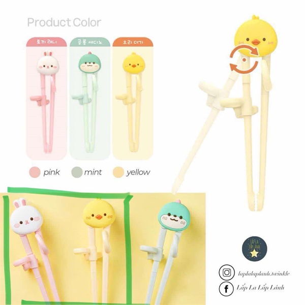 Edison Đũa tập gắp Thỏ hồng